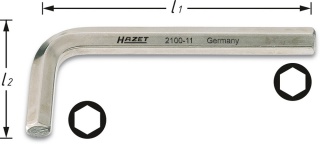 HAZET 2100-025, Ключ Г-образный