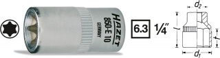HAZET 850-E10, Торцевая головка