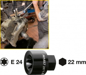 HAZET 2871-E24, Brake Calliper TORX® Socket