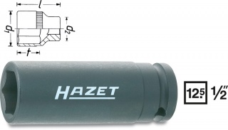 HAZET 900SLG-18, Головка торцевая шестигранная для гайковертов