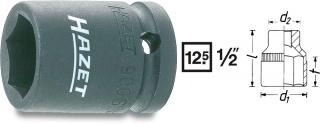 HAZET 900S-17,  Торцевая ударная головка