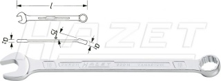 HAZET 600N-21, Ключ комбинированный