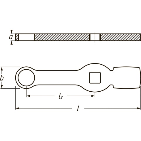 Hazet 2872-E20, Ударный ключ TORX® с 2-мя ударными поверхностями