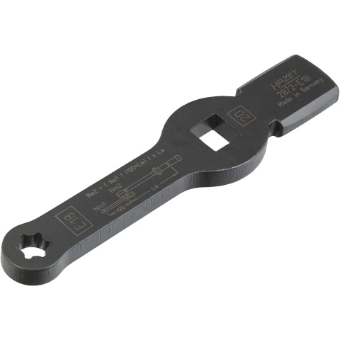Hazet 2872-E18, Ударный ключ TORX® с 2-мя ударными поверхностями