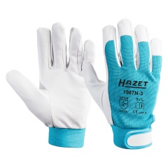 Hazet 1987N-3, Рабочие перчатки, натуральная кожа